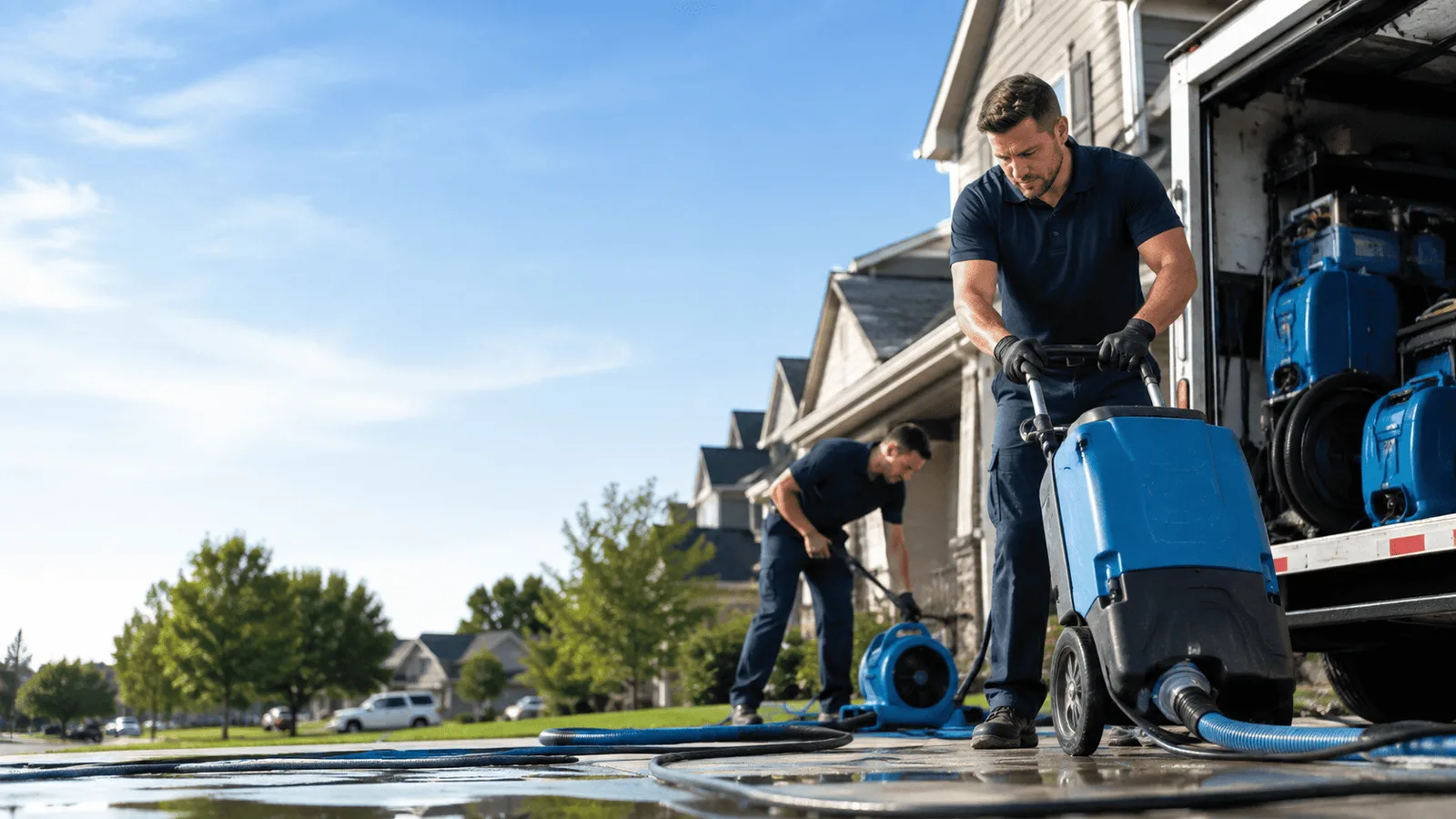 Dehumidification being performed in Willow Street, PA